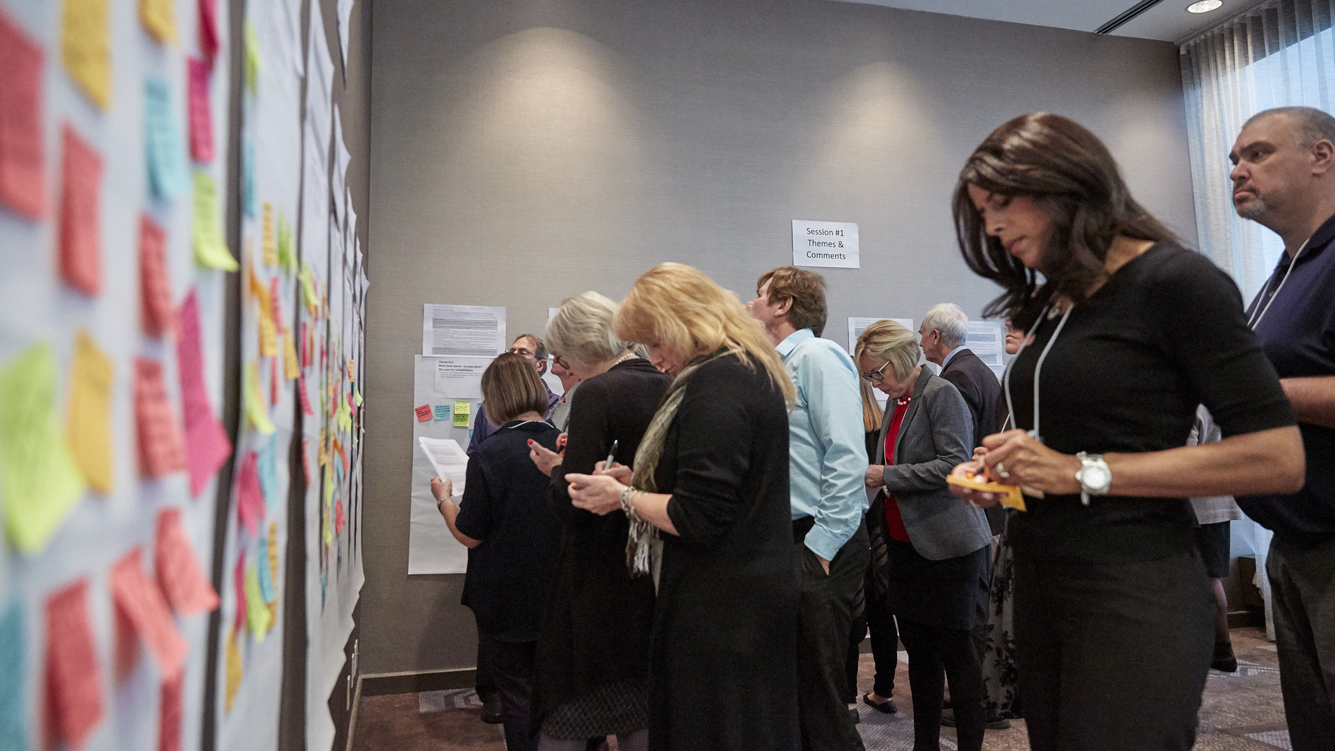 People participating in a strategy session