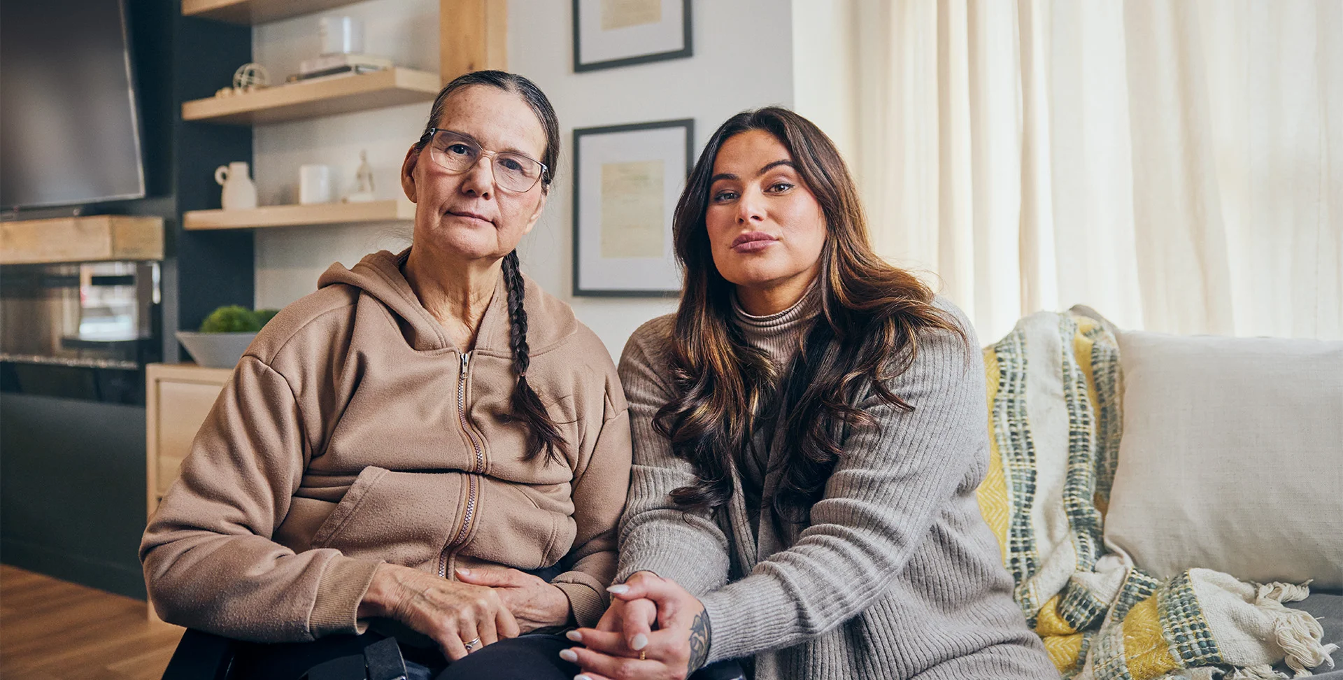 Stroke survivor Lynne Marie Sherry and her daughter Shawnee Kish